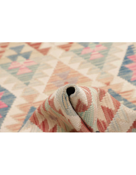 Rug Kilim Afghanistan 78x198 Cream Terracotta M
