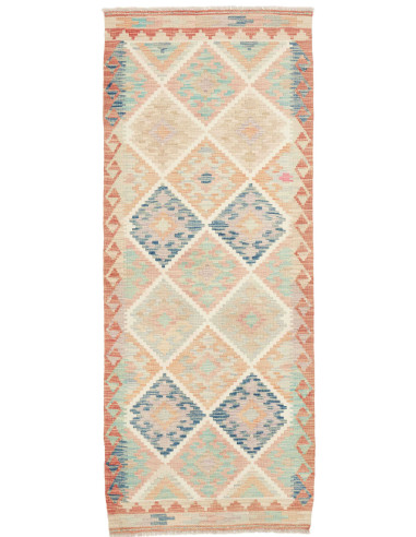 Rug Kilim Afghanistan 80x198 Beige Peach Light