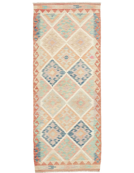 Rug Kilim Afghanistan 80x198 Beige Peach Light