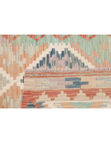 Rug Kilim Afghanistan 80x198 Beige Peach Light