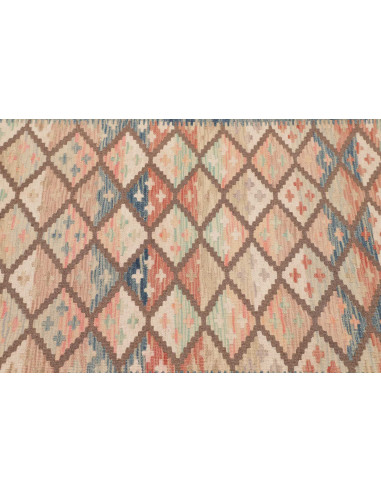 Tappeto Kilim Afghanistan 84x200 Beige Crema Te