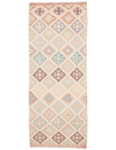 Rug Kilim Afghanistan 81x200 Light Beige Peach
