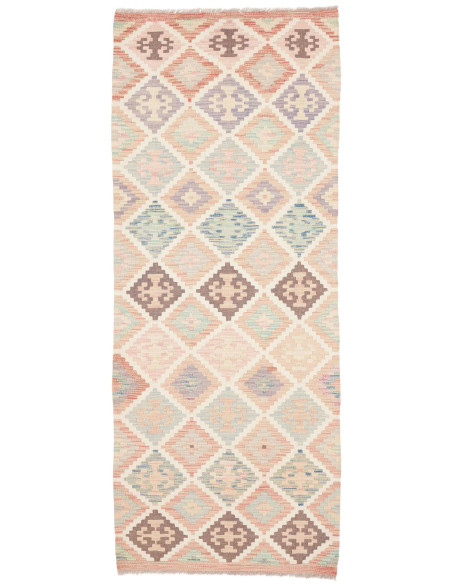 Rug Kilim Afghanistan 81x200 Light Beige Peach