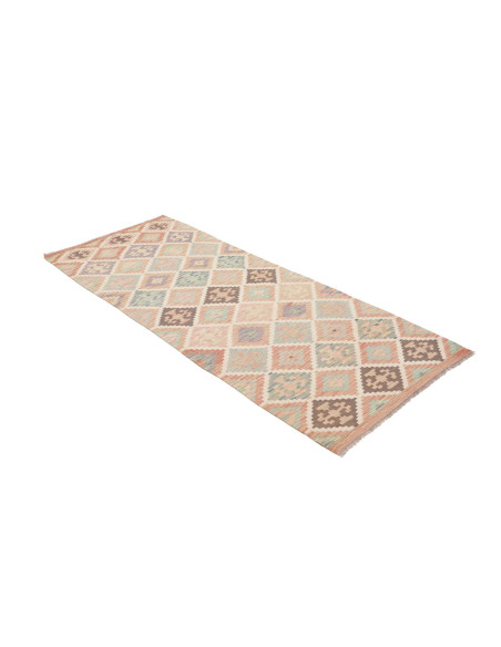 Rug Kilim Afghanistan 81x200 Light Beige Peach
