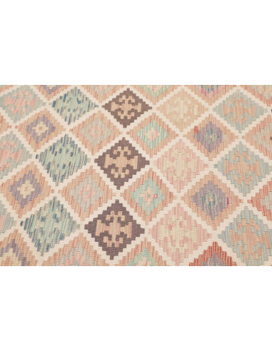 Rug Kilim Afghanistan 81x200 Light Beige Peach