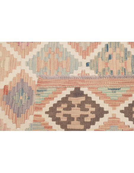 Rug Kilim Afghanistan 81x200 Light Beige Peach