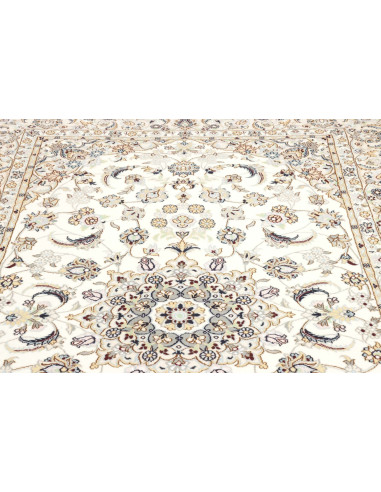Tappeto Nain 9la Persia 161x258 Crema Blu Beige
