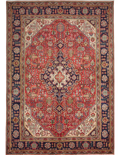 Tabriz 200x293 Cm Tabriz, Persia, Lana Cardata A Mano