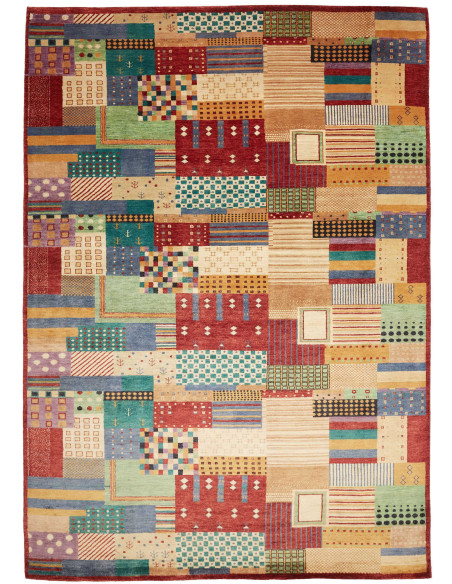 Tappeto Royal Gabbeh Pakistan 252x356 Rosso Bei