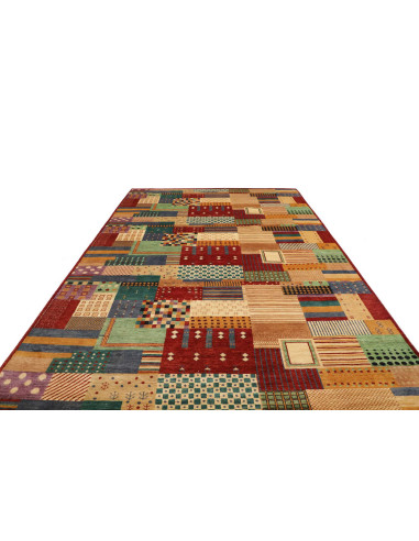 Tappeto Royal Gabbeh Pakistan 252x356 Rosso Bei