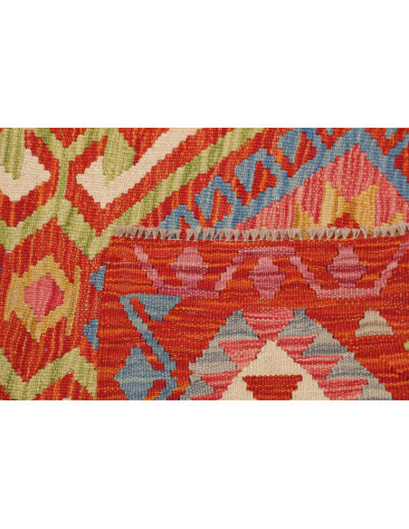 Hand Made Rug Kilim Afghanistan 102x146 Red Ora