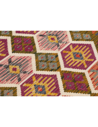 Hand Made Rug Kilim Afghanistan 121x185 Olive G