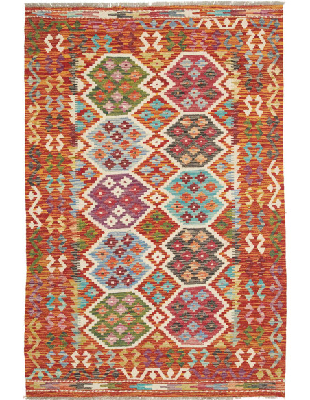 Hand Made Rug Kilim Afghanistan 124x186 Terraco