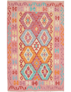 Hand Made Rug Kilim Afghanistan 123x193 Fuchsia