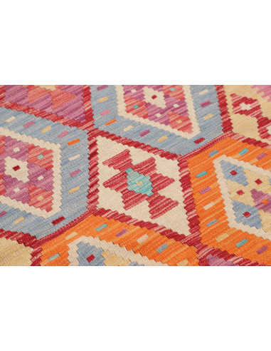 Hand Made Rug Kilim Afghanistan 123x193 Fuchsia