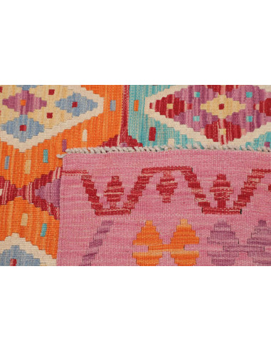 Hand Made Rug Kilim Afghanistan 123x193 Fuchsia