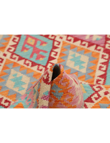 Hand Made Rug Kilim Afghanistan 124x195 Pink Re