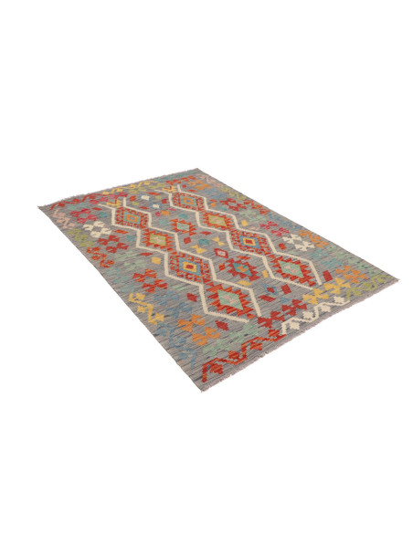 Tappeto Originale Kilim Afghanistan 126x182 Gri