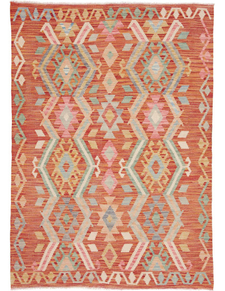 Hand Made Rug Kilim Afghanistan 129x180 Terraco