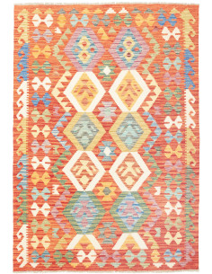 Kilim 123x178 Cm Kilim Afghanistan Hand-carded Wool cotton