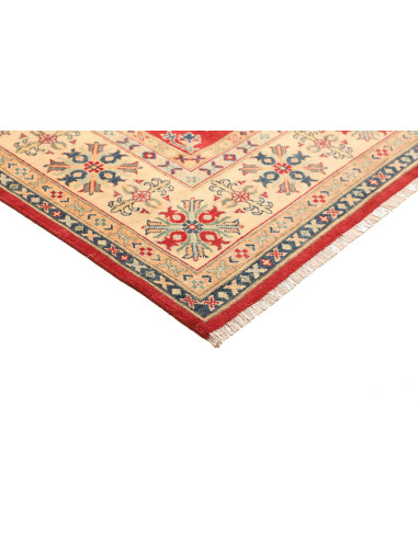 Rug Kazak Pakistan 247x308 Red Beige Blue Green
