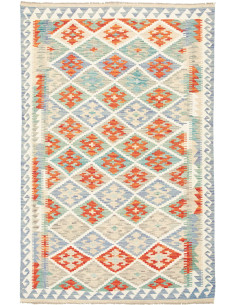 Kilim 125x192 Cm Kilim, Afghanistan, Hand-carded Wool warp: