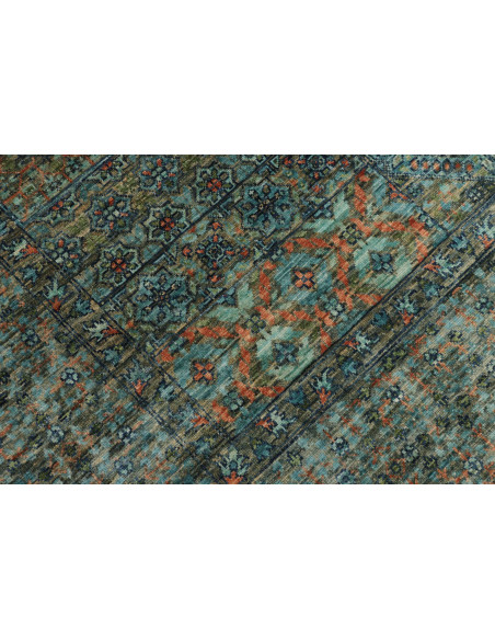 Tappeto Mamlouk Pakistan 168x240 Blu Petrolio V