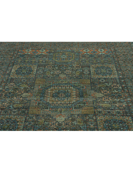 Tappeto Mamlouk Pakistan 168x240 Blu Petrolio V