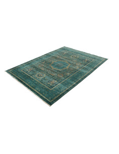 Tappeto Mamlouk Pakistan 152x206 Blu Petrolio O 2