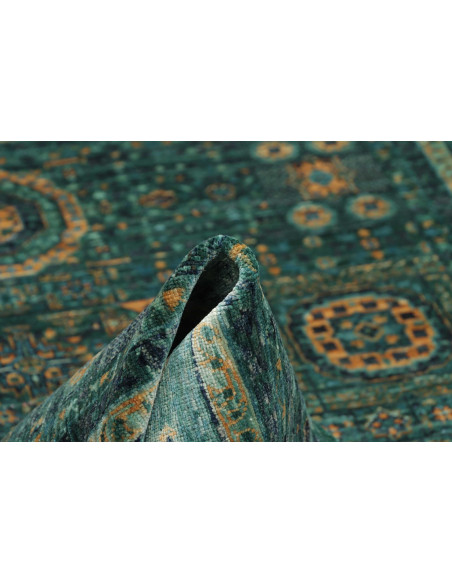 Rug Mamlouk Pakistan 152x206 Petrol Blue Antiqu