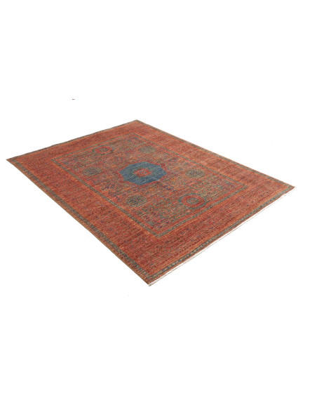 Rug Mamlouk Pakistan 147x194 Terracotta Rust Re