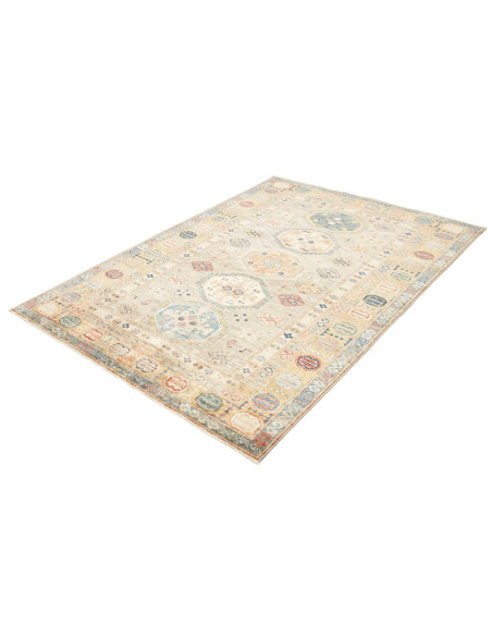 Tappeto Kazak Fine Pakistan beige marrone 151x209