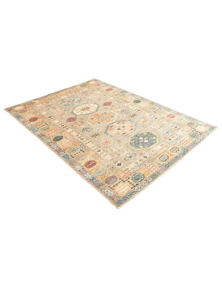 Tappeto Kazak Fine Pakistan beige marrone 151x209