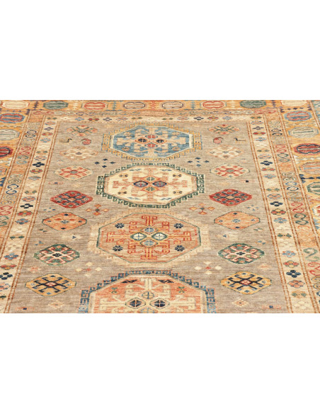 Tappeto Kazak Fine Pakistan beige marrone 151x209