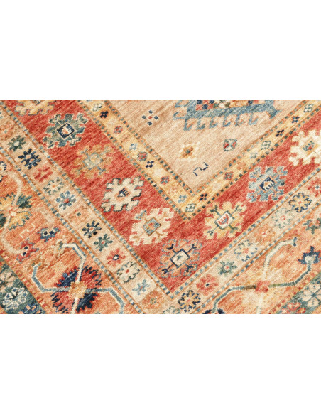 Tappeto Kazak Fine Pakistan marrone rosso 151x210