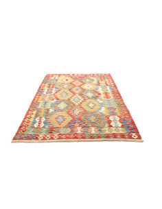Kilim 151x203 Cm Kilim Afghanistan Hand-carded Wool warp: 2