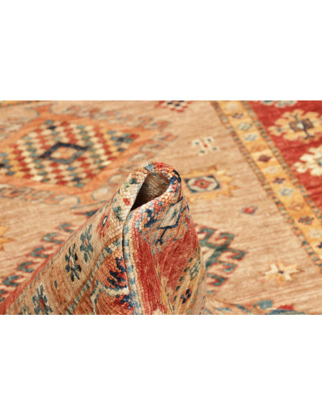 Tappeto Kazak Fine Pakistan marrone rosso 151x210