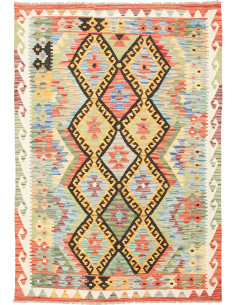 Kilim 121x176 Cm Kilim Afghanistan Lana Cardata A Mano