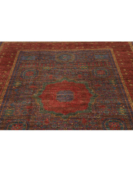 Rug Mamlouk Pakistan 177x235 Brick Red Indigo B