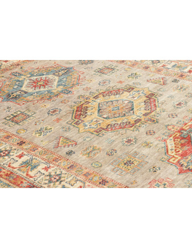 Tappeto Kazak Fine Pakistan marrone grigio 150x203