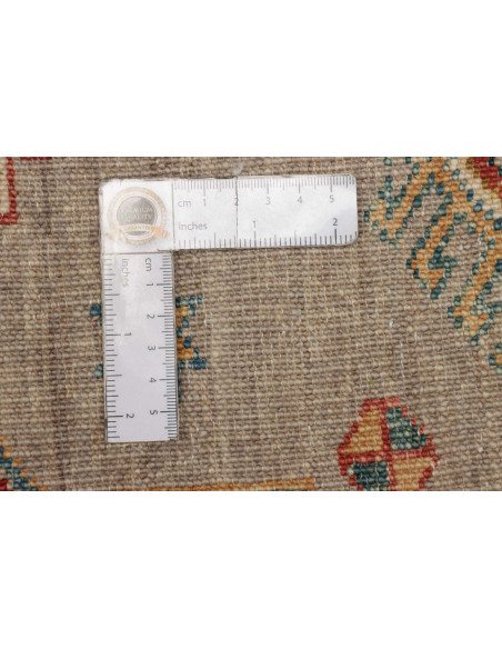 Tappeto Kazak Fine Pakistan marrone grigio 150x203