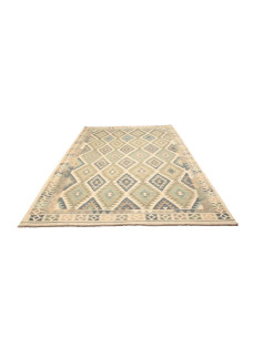 Kilim 207x289 Cm Kilim Afghanistan, Hand-carded Wool cotton 2