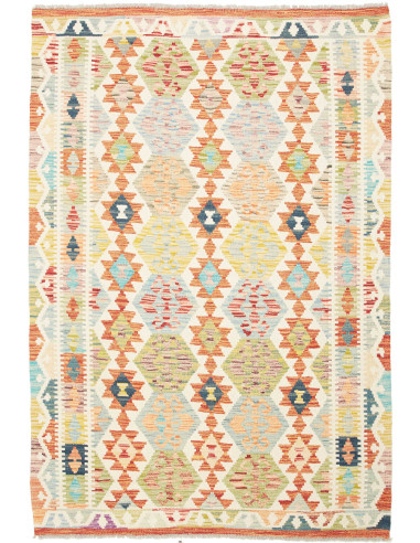 Kilim 128x190 Cm Kilim, Afghanistan, Hand-carded Wool warp: