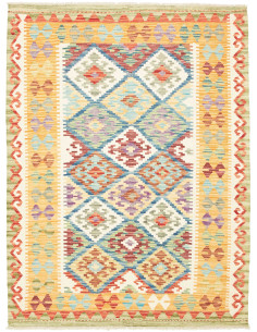 Kilim 128x169 Cm Kilim Afghanistan Lana Cardata A Mano