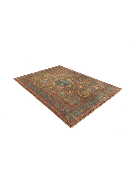 Rug Mamlouk Pakistan 169x232 Petrol Blue Antiqu