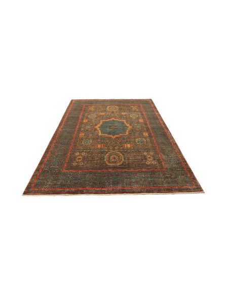 Rug Mamlouk Pakistan 169x232 Petrol Blue Antiqu
