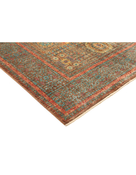 Rug Mamlouk Pakistan 169x232 Petrol Blue Antiqu