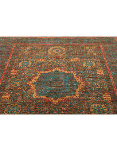 Rug Mamlouk Pakistan 169x232 Petrol Blue Antiqu
