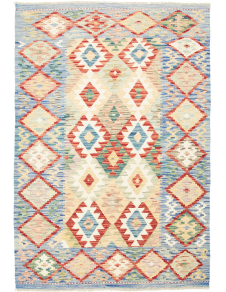 Kilim 124x179 Cm Kilim Afghanistan Lana Cardata A Mano