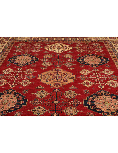 Kazak Fine 293x398 Cm Kazak Fine, Pakistan, Hand-carded Wool